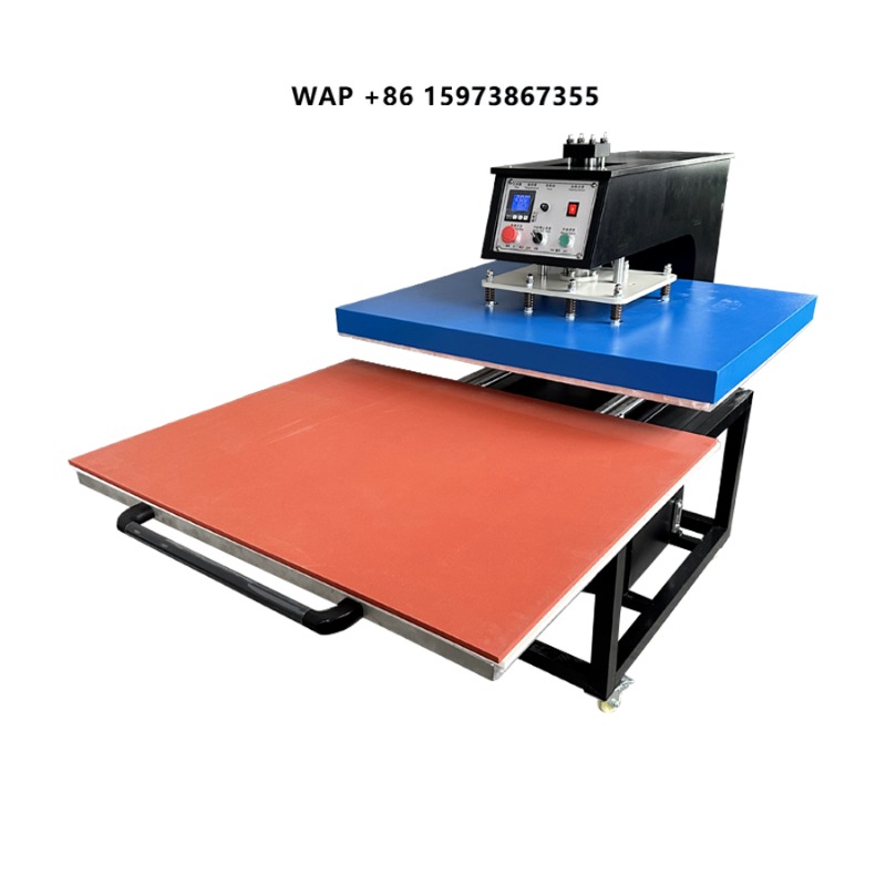 Heat Press Machine - Hochwertige 1-Stationen-Hydraulik-Heißpresse 80x100cm Großformat Sublimationsdruck Automatisch