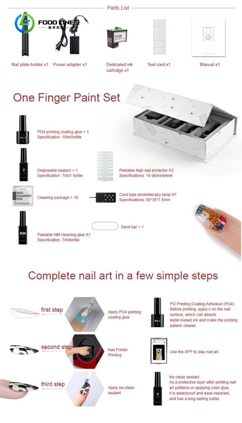 Maßgeschneiderter All-in-One 3 – Commercial Nail Printing Machine Bewertung und Preis