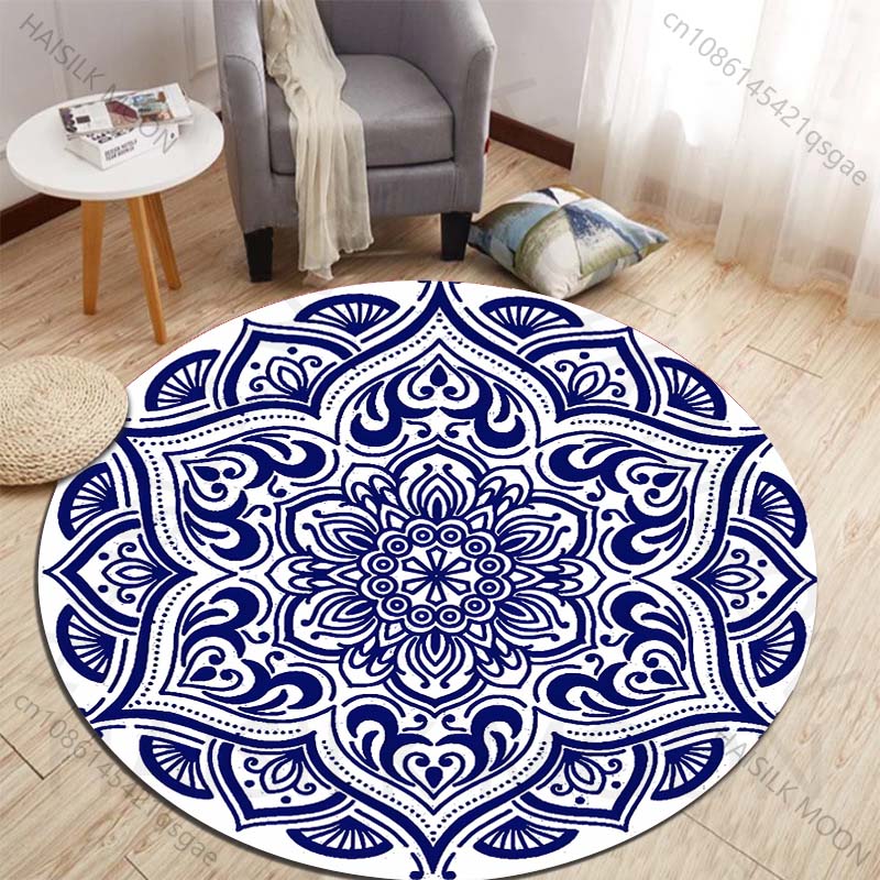 Aufwendiges blaues Mandala-Des – Commercial Printing And Design Bewertung und Preis